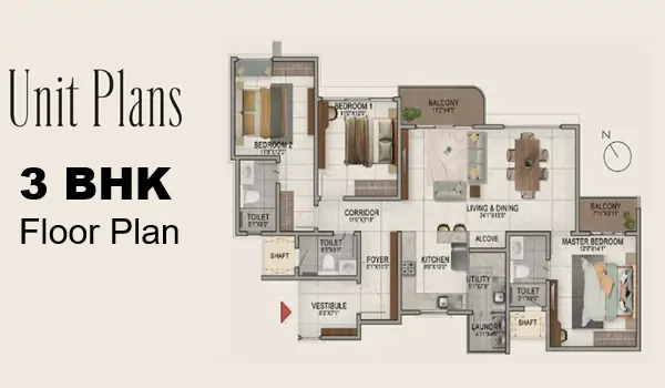 Purva Northern Lights Floor Plan