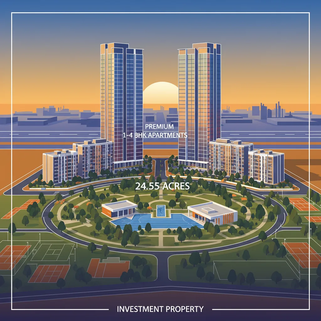 Best Investment Property in Bangalore 2026 - Modern luxury high-rise residential towers at Purva Northern Lights gated township