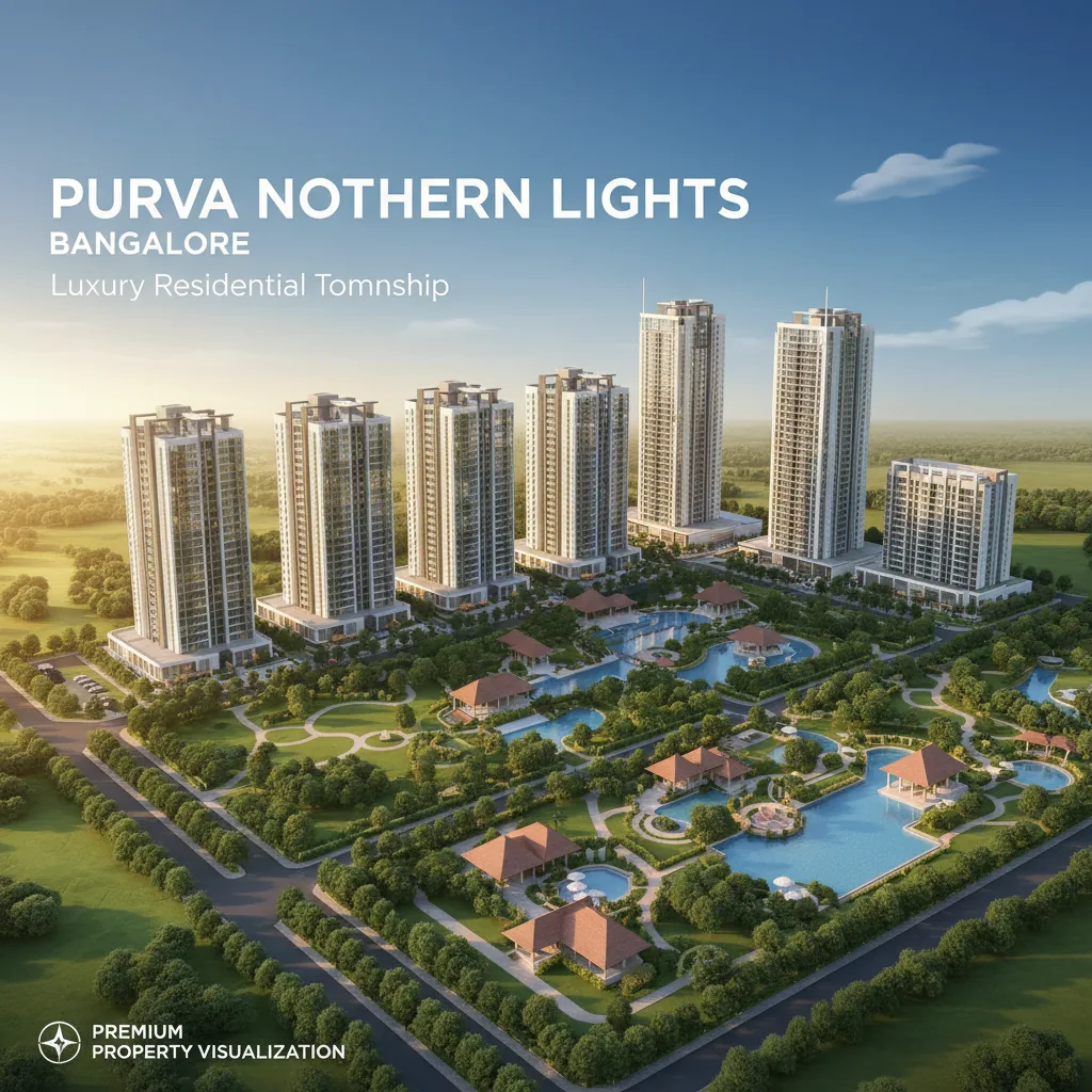 Puravankara New Launch: Your Chance to Own the Future of Bangalore - luxury residential township aerial view