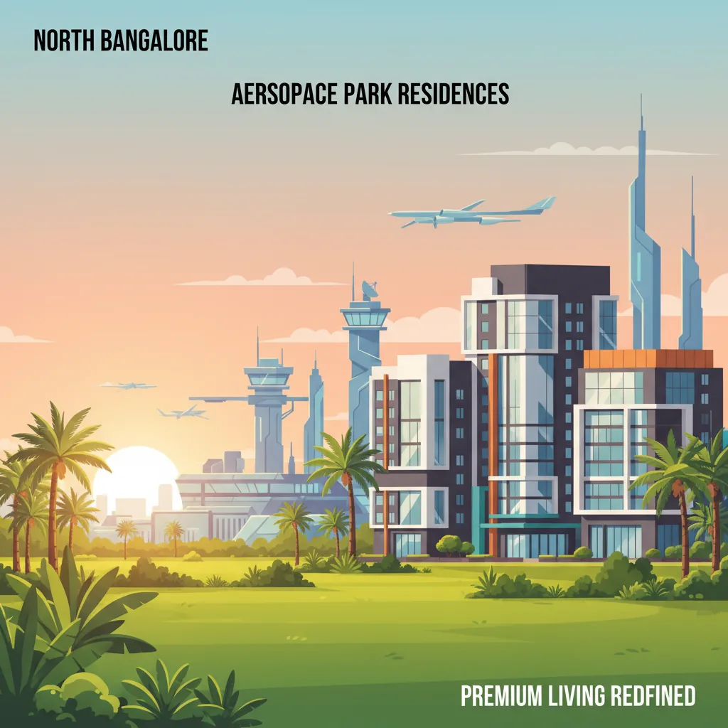 Puravankara North Bangalore: Modern residential township with lush green landscapes, contemporary apartment towers, and Bali-themed gardens