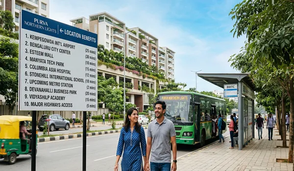 10 benefits of Purva Northern Lights location in North Bangalore including connectivity, growth and investment advantages
