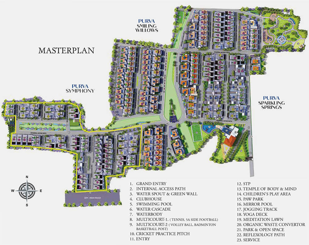 Purva Symphony Master Plan