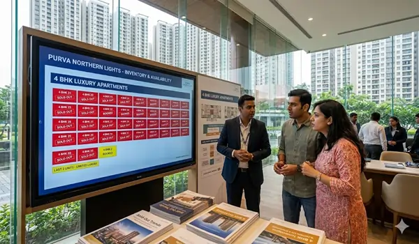 4 BHK luxury apartment at Purva Northern Lights showcasing premium interiors and limited availability