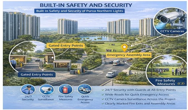 Built In Safety and Security of Purva Northern Lights