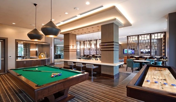 Clubhouse and Indoor amenities such as
