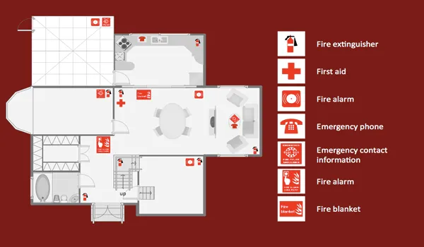 Fire Safety Compliance in Floor Plan – Purva Northern Lights