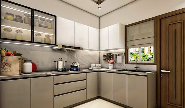 Kitchen Layout & Utility Space Purva Northern Lights