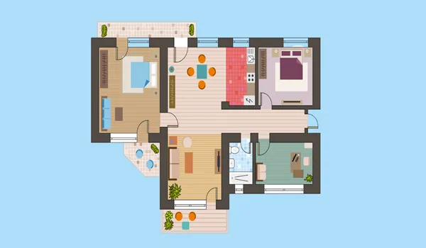 Master Plan vs Typical Apartment Layout