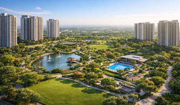 Open Spaces and Green Zones in Purva Northern Lights