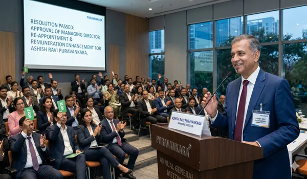 Puravankara shareholders approve reappointment of Managing Director Ashish Ravi Puravankara with remuneration enhancement details