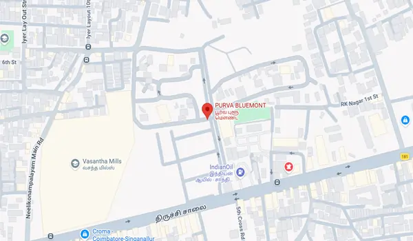 Purva Bluemont Location Map