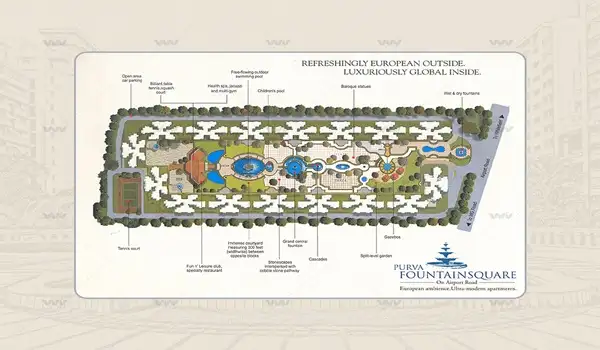 Purva Fountain Square Master Plan