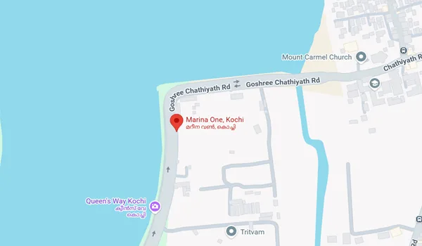 Purva Marina One Location Map