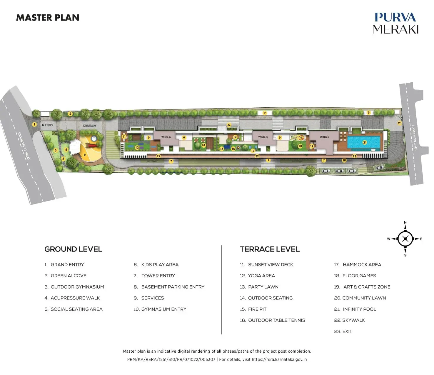 Purva Meraki Master Plan