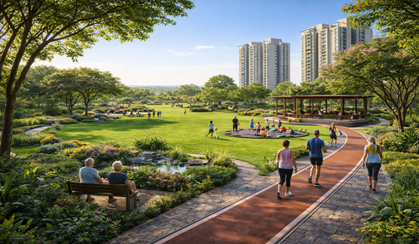 Purva Northern Lights Central Gardens and Open Amenities