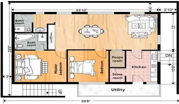 Purva Northern Lights Floor Plan Design and Vaastu Balance