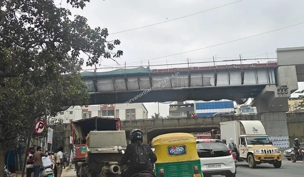 Real-time traffic view at the Bagalur-NH44 Junction near Yelahanka, demonstrating the strategic connectivity for residents of Purva Northern Lights to key Bangalore corridors