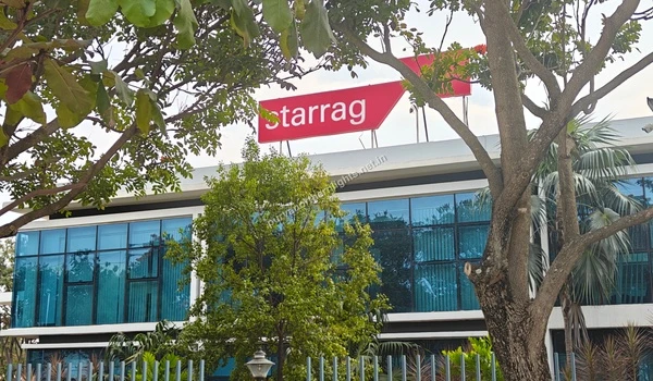 The Starrag manufacturing facility located within the KIADB Aerospace Park, a key employment hub situated near Purva Northern Lights in Devanahalli.