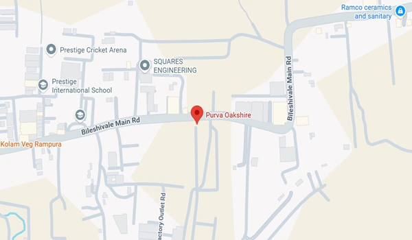 Purva Oakshire Location Map