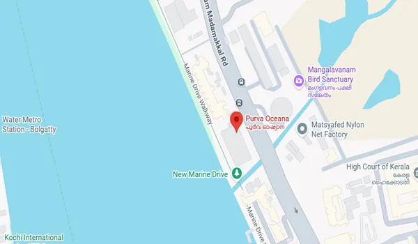 Purva Oceana One Location Map