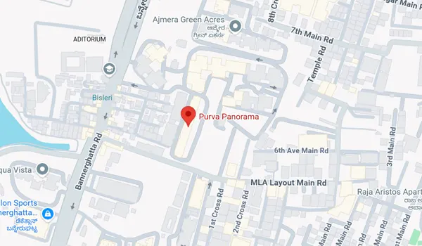 Purva Panorama Location Map
