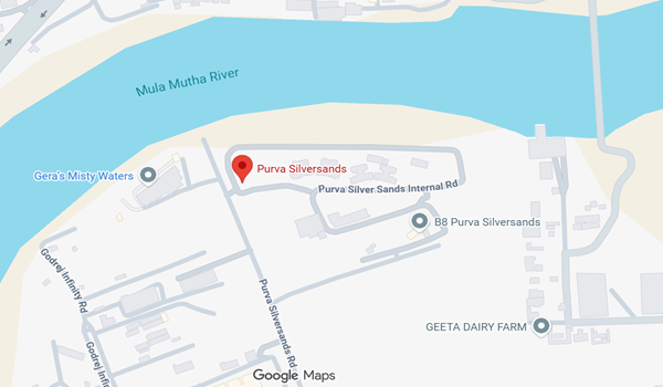 Purva Silversands Location Map