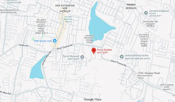 Purva Skydale Location Map