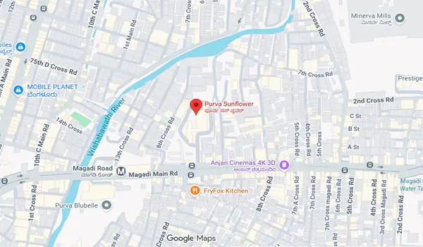 Purva Sunflower Location Map