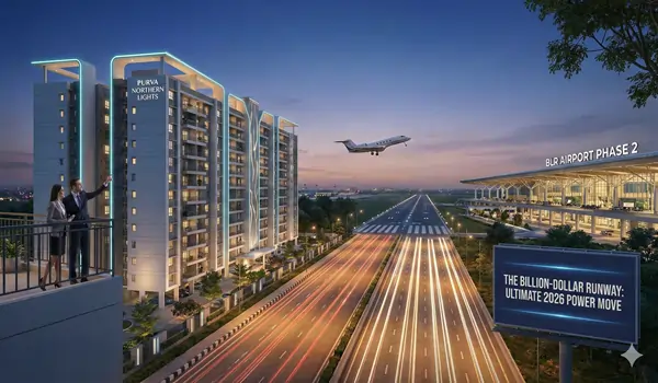 Living near BLR Airport Phase 2, a major growth driver near Purva Northern
                  Lights.
