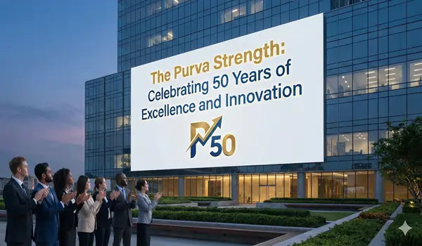 Celebrating 50 years of excellence and innovation with Puravankara Limited's Purva Strength.