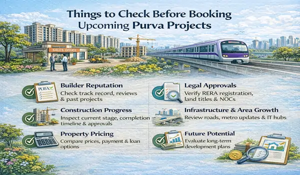 Things to Check Before Booking Upcoming Purva Projects